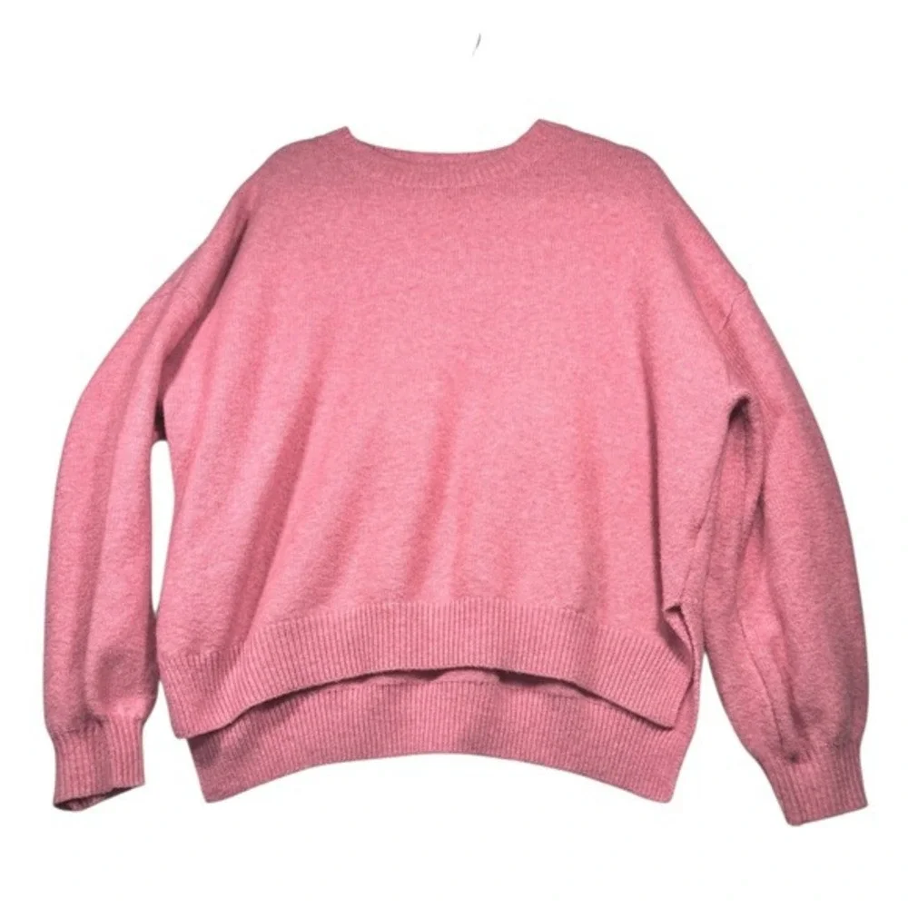 Pink Pullover Sweater XXL Long Sleeve Casual Comfort Oversized‎ crew neck